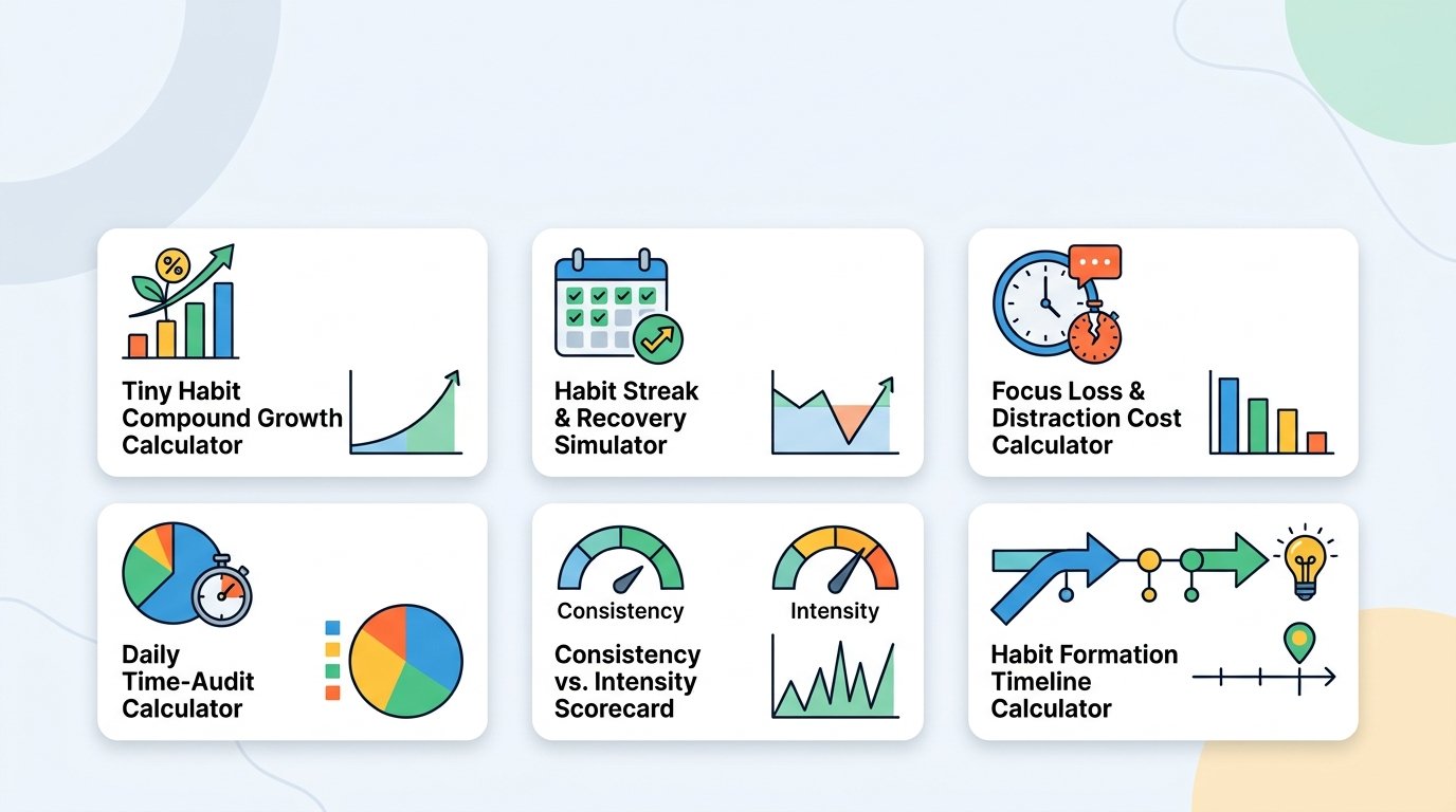 Overview of Habit and Productivity Calculators